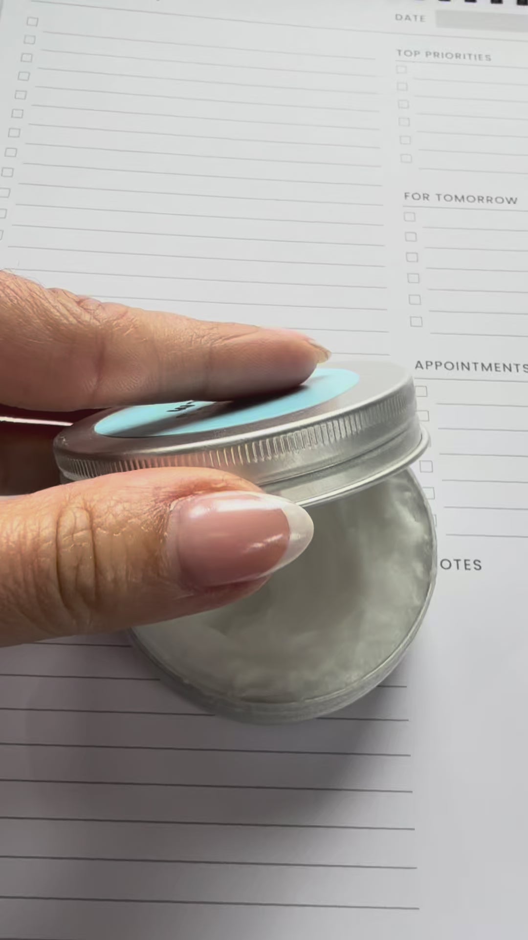 Unscented Tallow Balm 4oz.